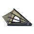 OVS LD TMON 2 Person Clamshell Aluminum Hard Shell Roof Top Tent - Tan Body & Green Rainfly