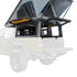 OVS MagPak - Camper Shell/Roof Top Tent Combo with Lights, Rear Molle Panel, Side Tie Downs, Front & Rear Windows