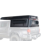 OVS MagPak - Camper Shell/Roof Top Tent Combo with Lights, Rear Molle Panel, Side Tie Downs, Front & Rear Windows
