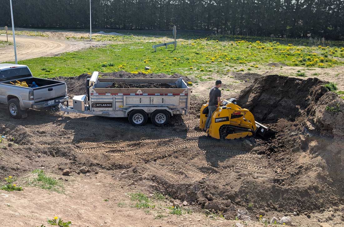 Baumalight TRL630D 2-speed Mini Track Loader powered by Kubota