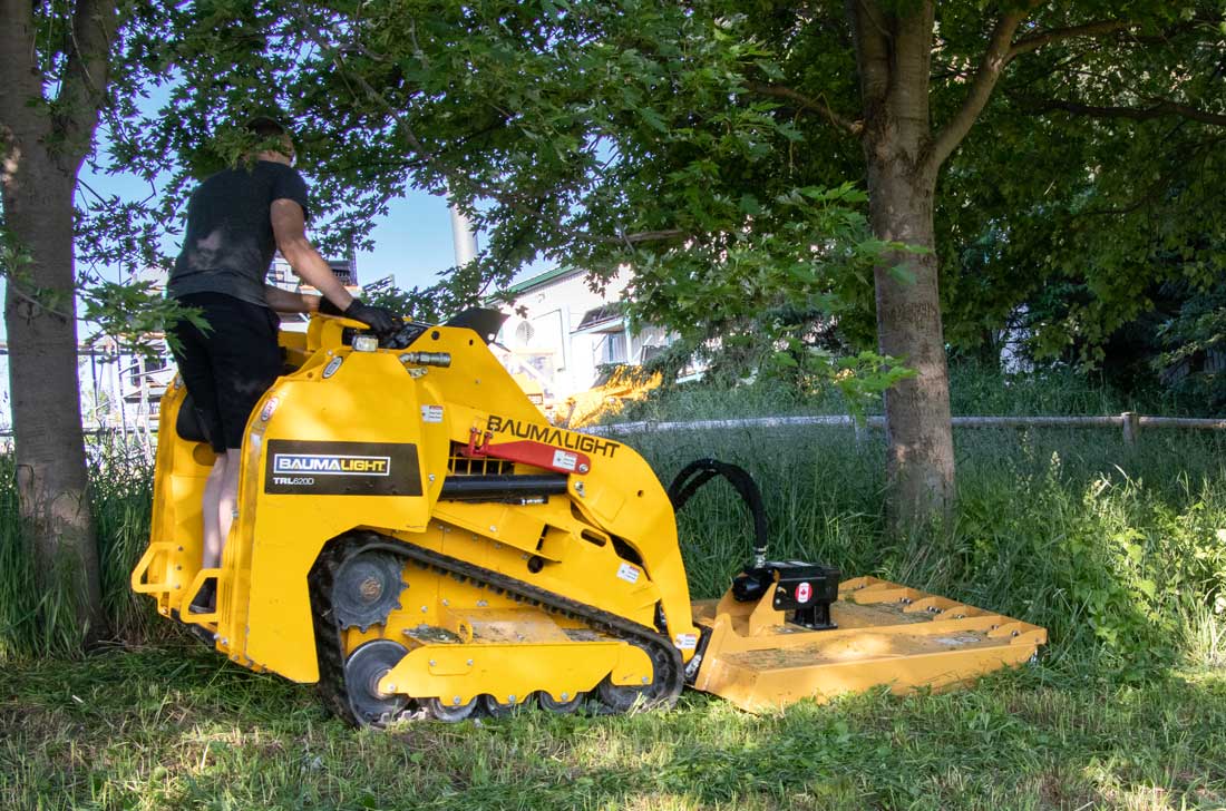 Baumalight TRL620D Mini Track Loader powered by Kubota