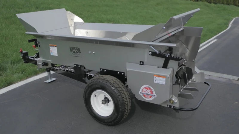 MillCreek Manufacturing 2100 Turf Tiger Top Dresser 1500 lb Capacity / 1 Cubic Yard