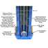 Atlas 12,000 lb. Heavy Duty 2-Post Lift w/ 3-Stage Arms