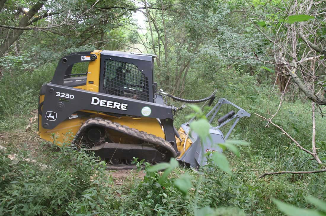 Baumalight MS548 Skid Steer Forestry Mulcher | 48" Brush Mulcher Attachment