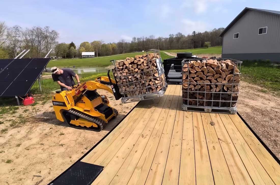 Baumalight TRL630D 2-speed Mini Track Loader powered by Kubota