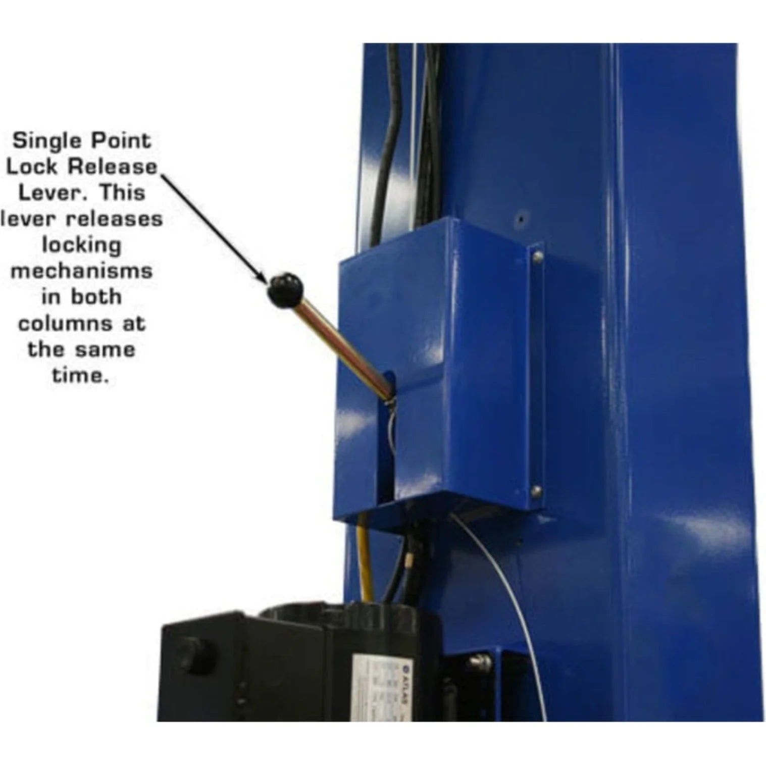 Atlas 12,000 lb. Heavy Duty 2-Post Lift w/ 3-Stage Arms