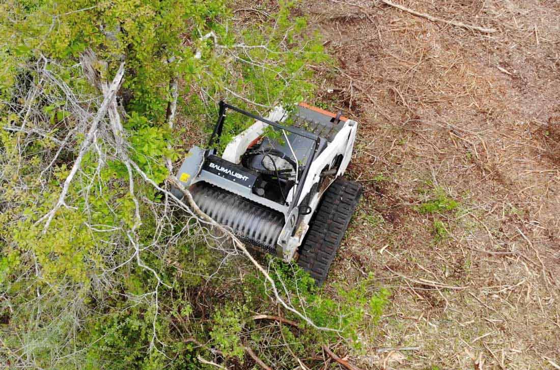 Baumalight MS548 Skid Steer Forestry Mulcher | 48" Brush Mulcher Attachment