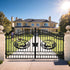 14ft driveway gate used for a residential property#design_deer