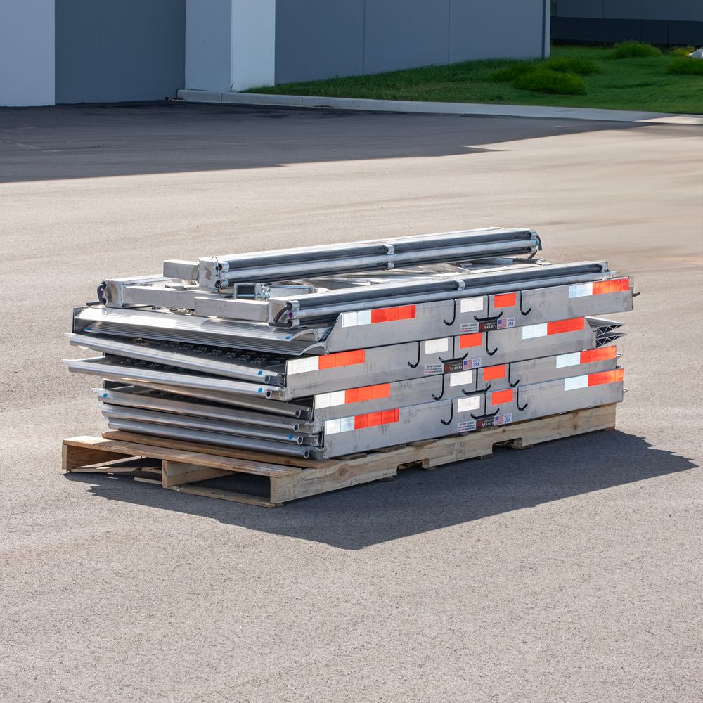HD Ramps 84" W Aluminum Portable Modular Yard Ramp System