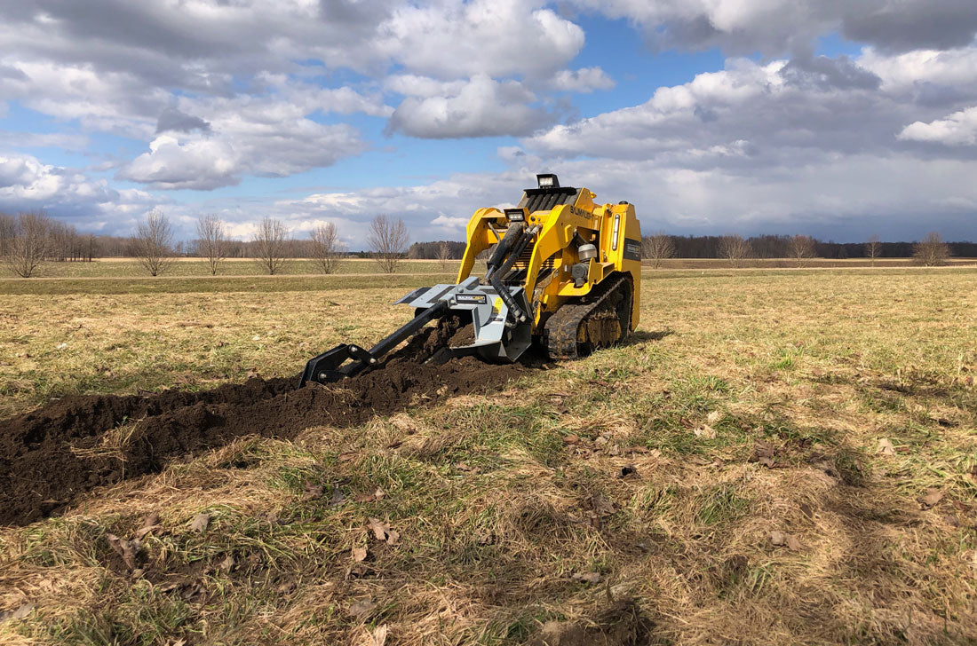 Baumalight TRL620D Mini Track Loader powered by Kubota