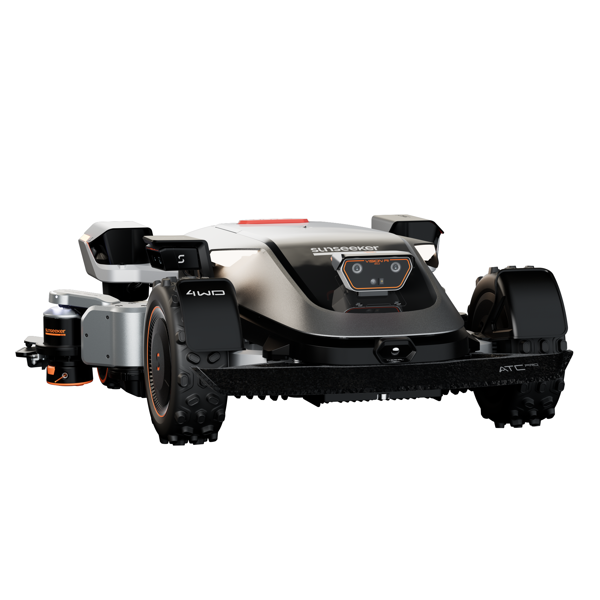 Sunseeker X9 with EdgeZero trimmer arm extended