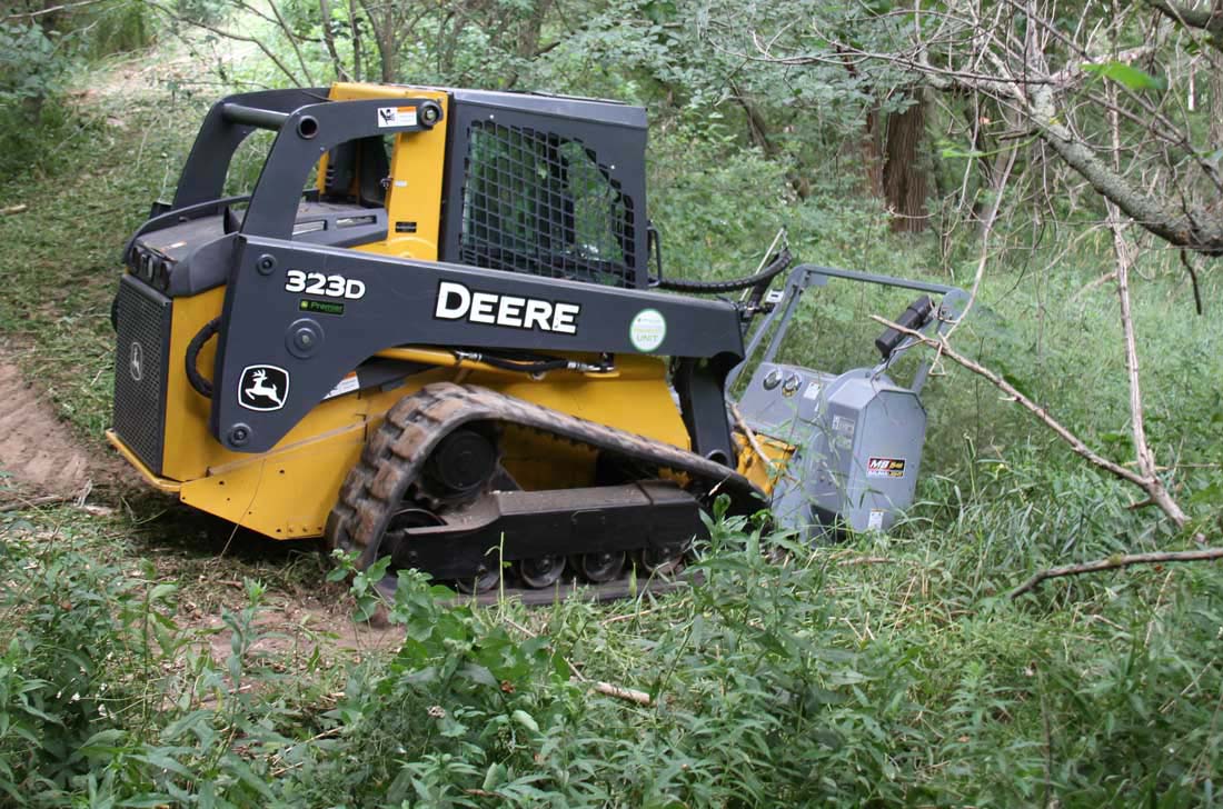 Baumalight MS548 Skid Steer Forestry Mulcher | 48" Brush Mulcher Attachment