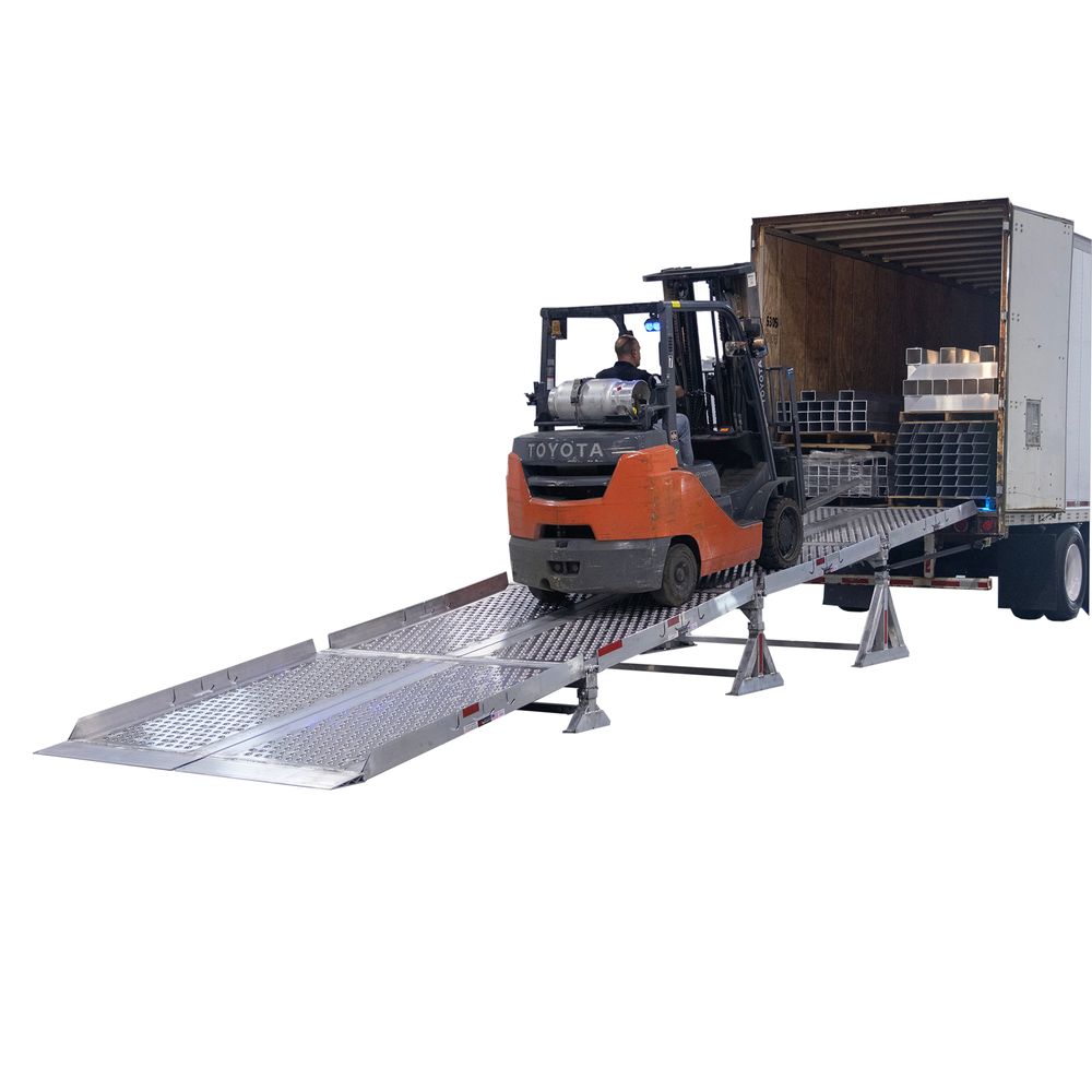 HD Ramps 101" W Aluminum Portable Modular Yard Ramp System