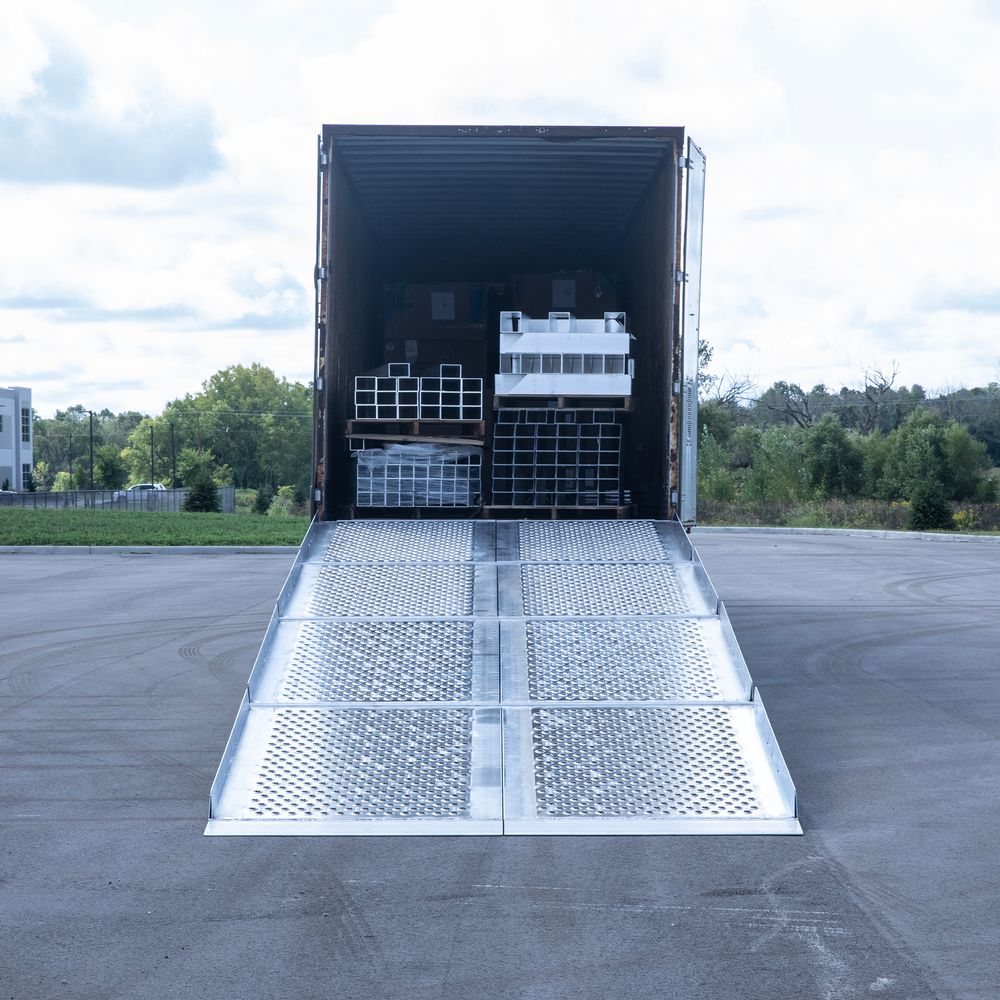 HD Ramps 101" W Aluminum Portable Modular Yard Ramp System