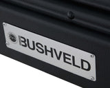 OVS HD Bushveld 4 Person Cantilever Hard Shell Roof Top Tent Grey Body & Tan Rainfly
