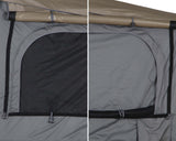 OVS HD Bushveld 4 Person Cantilever Hard Shell Roof Top Tent Grey Body & Tan Rainfly