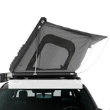 OVS HD Sidewinder 3 Person Side Load Aluminum Hard Shell Roof Top Tent, Grey Body & Green Trim
