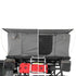 OVS HD Sidewinder 3 Person Side Load Aluminum Hard Shell Roof Top Tent, Grey Body & Green Trim