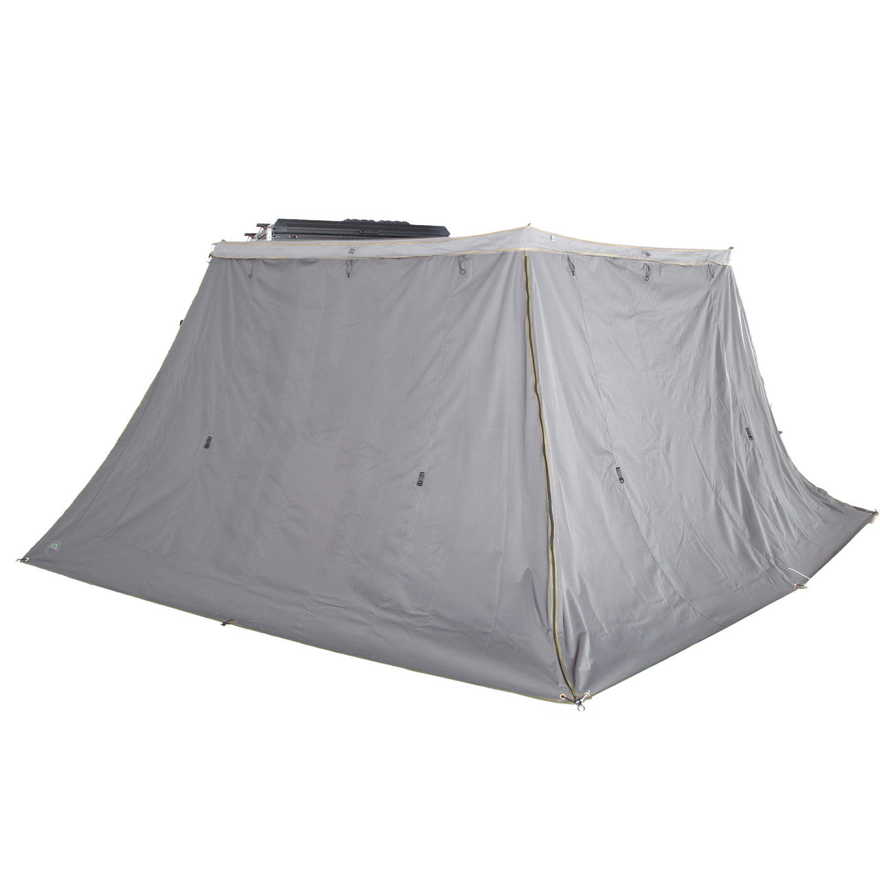 OVS HD Nomadic 270 LT - Awning, Wall 1 & 2, Passenger Side, Grey Body, Green Trim W/Black Travel Bag