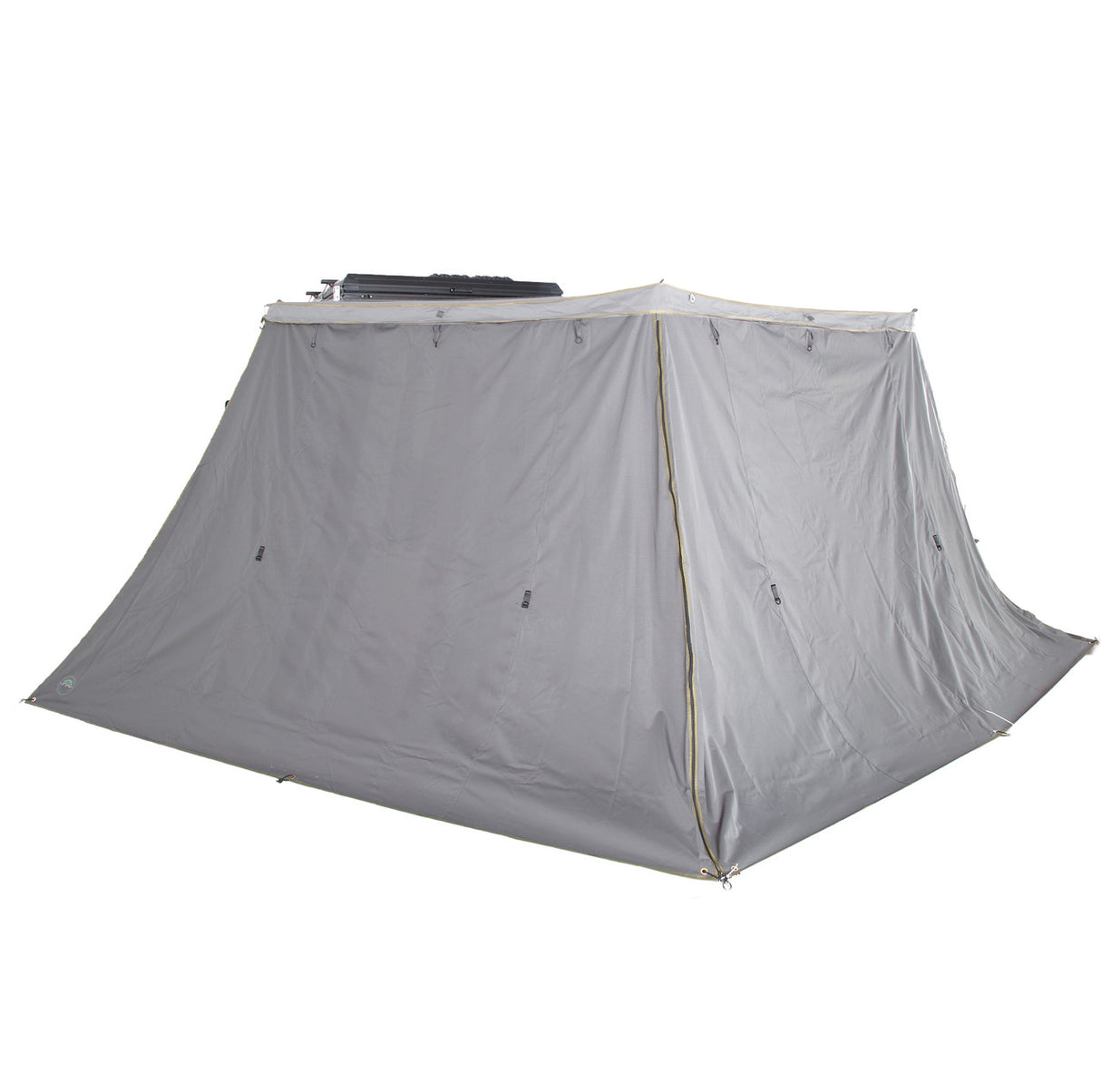 OVS HD Nomadic 270 LT - Awning, Wall 1 & 2, Passenger Side, Grey Body, Green Trim W/Black Travel Bag