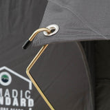 OVS HD Nomadic 2 Person Extended Soft Shell Roof Top Tent, Grey Body & Green Rainfly