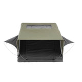 OVS HD Nomadic 2 Person Extended Soft Shell Roof Top Tent, Grey Body & Green Rainfly