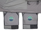 OVS HD Nomadic 2 Person Extended Soft Shell Roof Top Tent, Grey Body & Green Rainfly