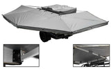 OVS HD Nomadic 270 - Awning, Wall 1, 2 & 3, Driver Side, Grey Body, Green Trim & Black Travel Cover