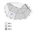 OVS HD Nomadic 270 - Awning, Wall 1, 2 & 3, Driver Side, Grey Body, Green Trim & Black Travel Cover