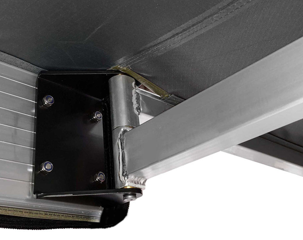 OVS HD Nomadic 270 - Awning, Wall 1, 2 & 3, Driver Side, Grey Body, Green Trim & Black Travel Cover