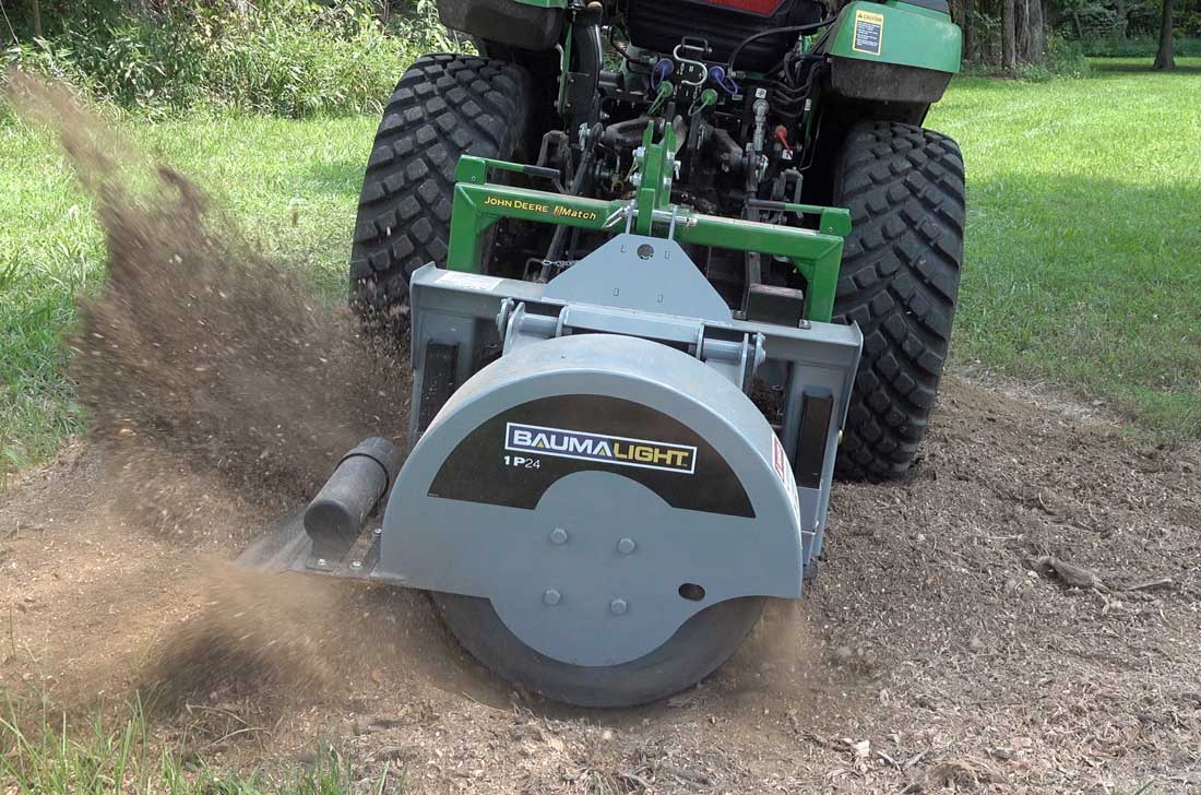 Baumalight 1P24 - 3 Point Small Tractors Hitch Stump Grinder