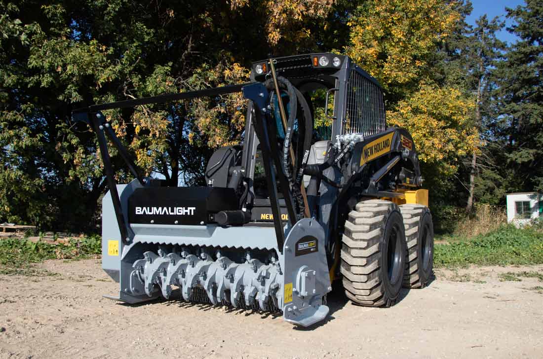 Baumalight MS548 Skid Steer Forestry Mulcher | 48" Brush Mulcher Attachment