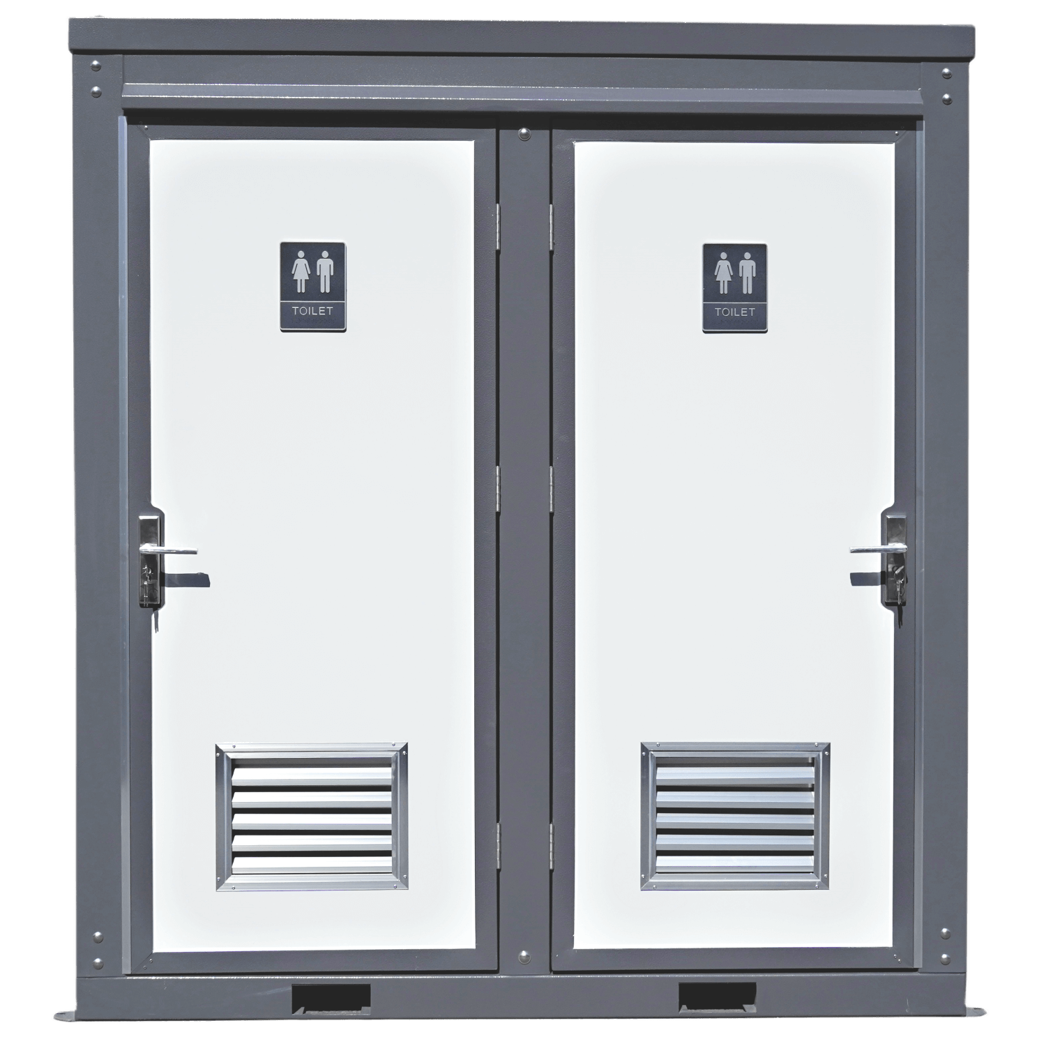 Bastone 2 Private  Toilet Stalls Portable Restroom