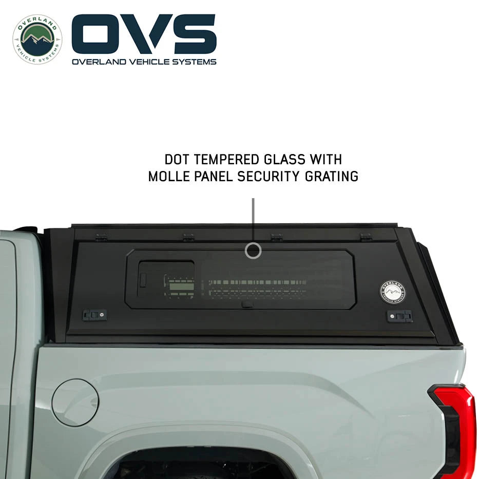 OVS Expedition - Pro+ Truck Cap W/ Full Window Wing Doors, and 3rd Brake Light