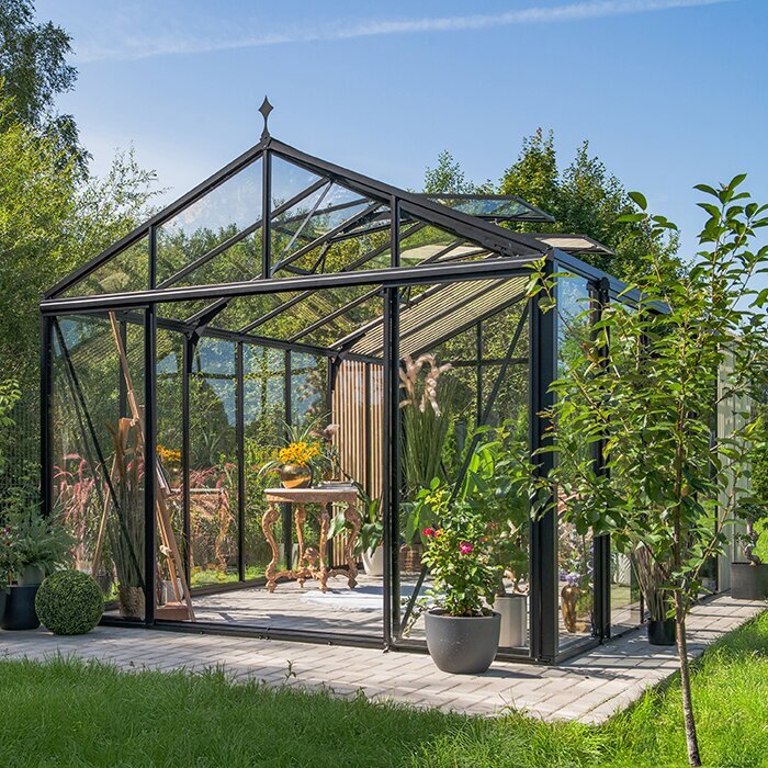 Bloom Cabin Aluminum Greenhouse with Accoya Wood