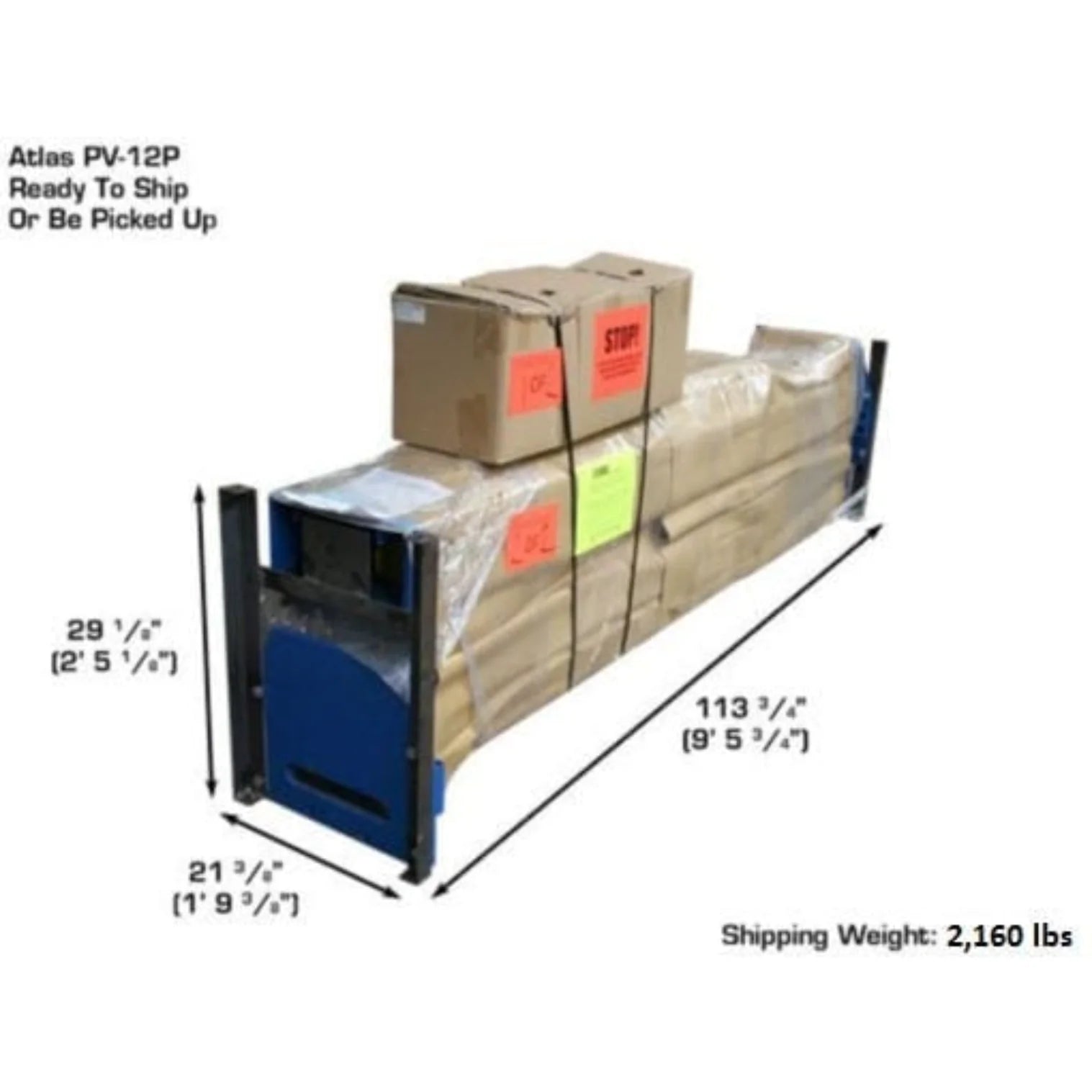 Atlas 12,000 lb. Heavy Duty 2-Post Lift w/ 3-Stage Arms