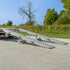 HD Ramps 8' L x 18" W 2 Bunk Load Leveler / 4 Ramp Master Kit for 18" H Step Deck Trailers - 23,500 lb. Cap