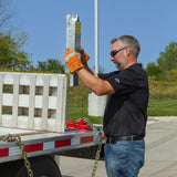 HD Ramps 8' L x 18" W 2 Bunk Load Leveler / 4 Ramp Master Kit for 18" H Step Deck Trailers - 23,500 lb. Cap