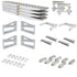 HD Ramps 8' L x 20" W 4 Bunk Load Leveler / 4 Ramp Master Kit for 20" H Step Deck Trailers - 23,500 lb. Cap