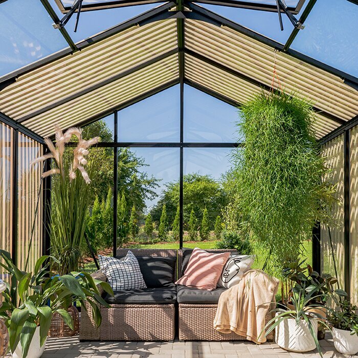 Bloom Cabin Aluminum Greenhouse with Accoya Wood