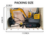 Katool KT-EX20 Mini Excavator B&S Gas Engine with Mechanical Thumb
