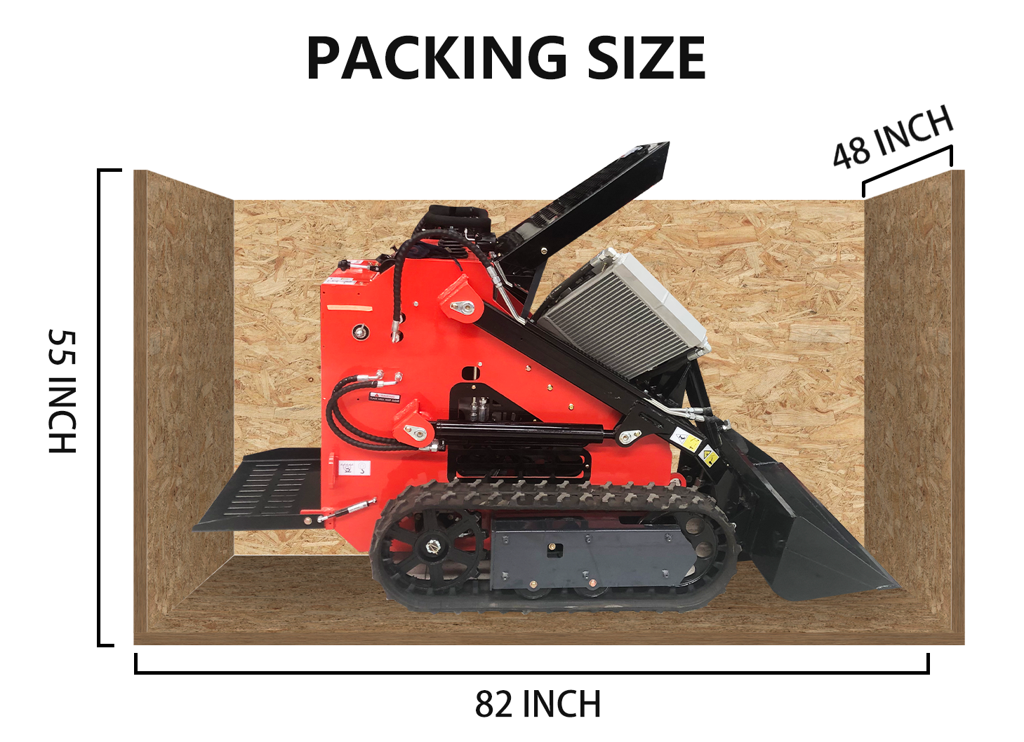 Katool KT-SK26B Mini Skid Steer Track Loader 23HP