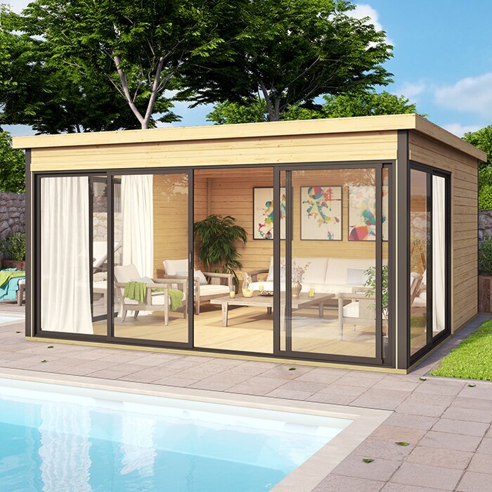 Modern Wooden Garden House Verdana 2