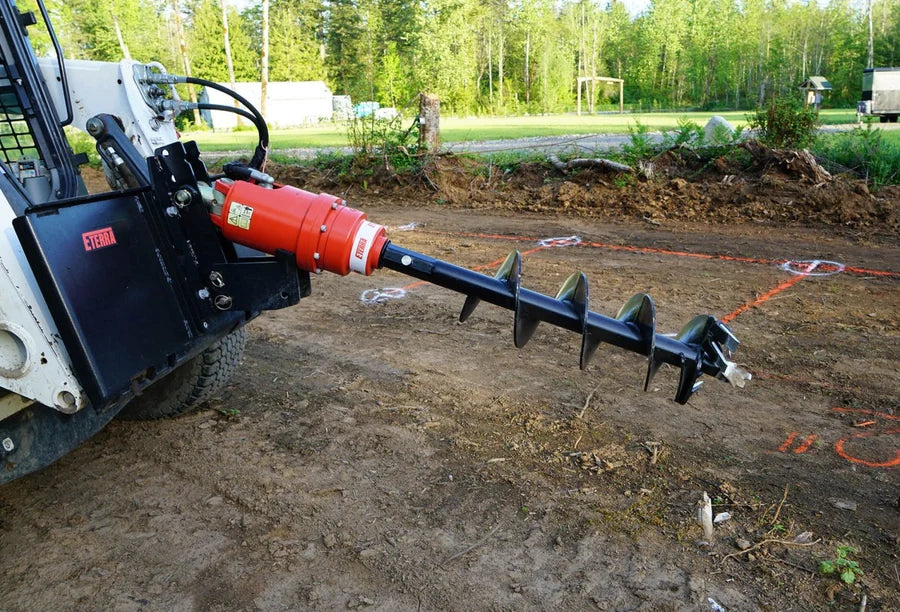 Eterra Skid Steer Auger Attachment