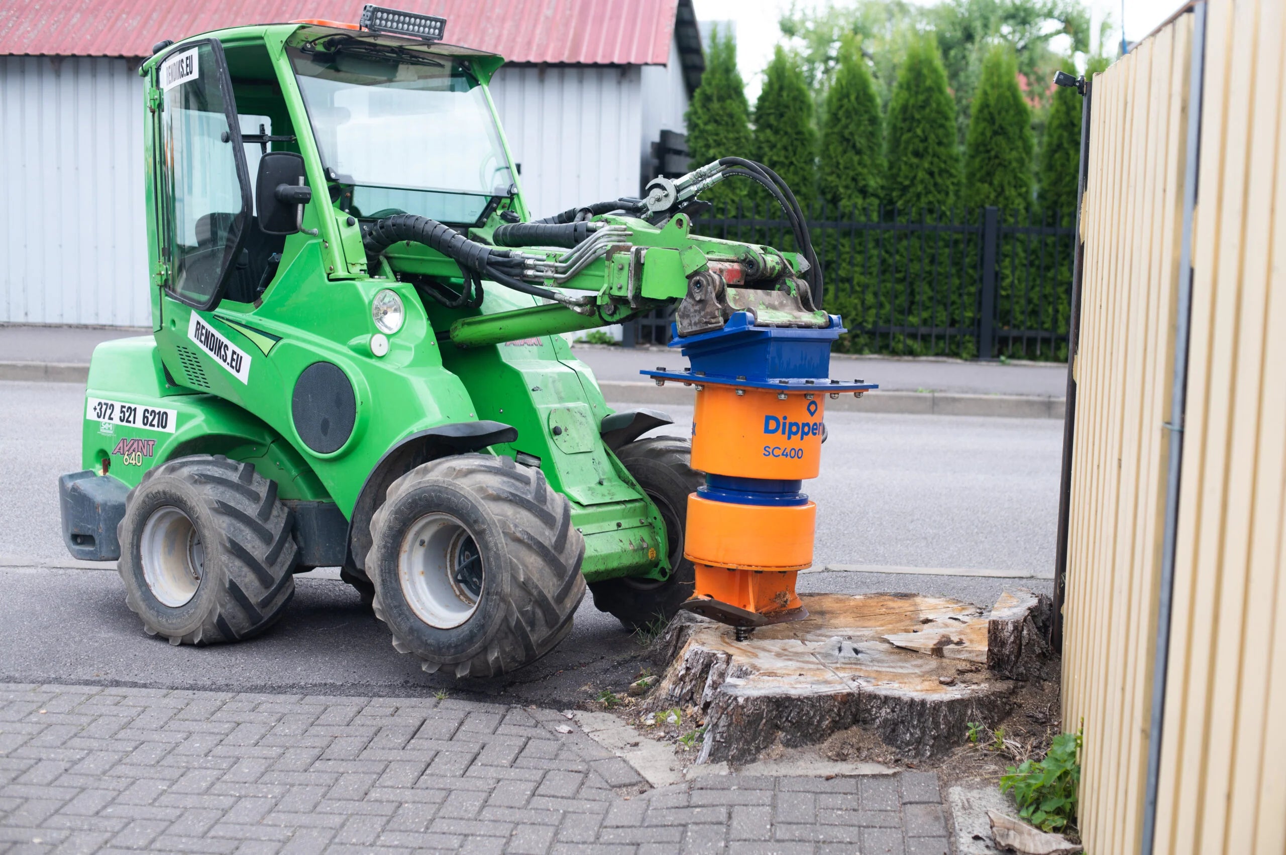 Stump Crusher Attachment | Models SC-400, SC-500 & SC-600 | For Skid Steers, Excavators, Backhoes & Track Loaders
