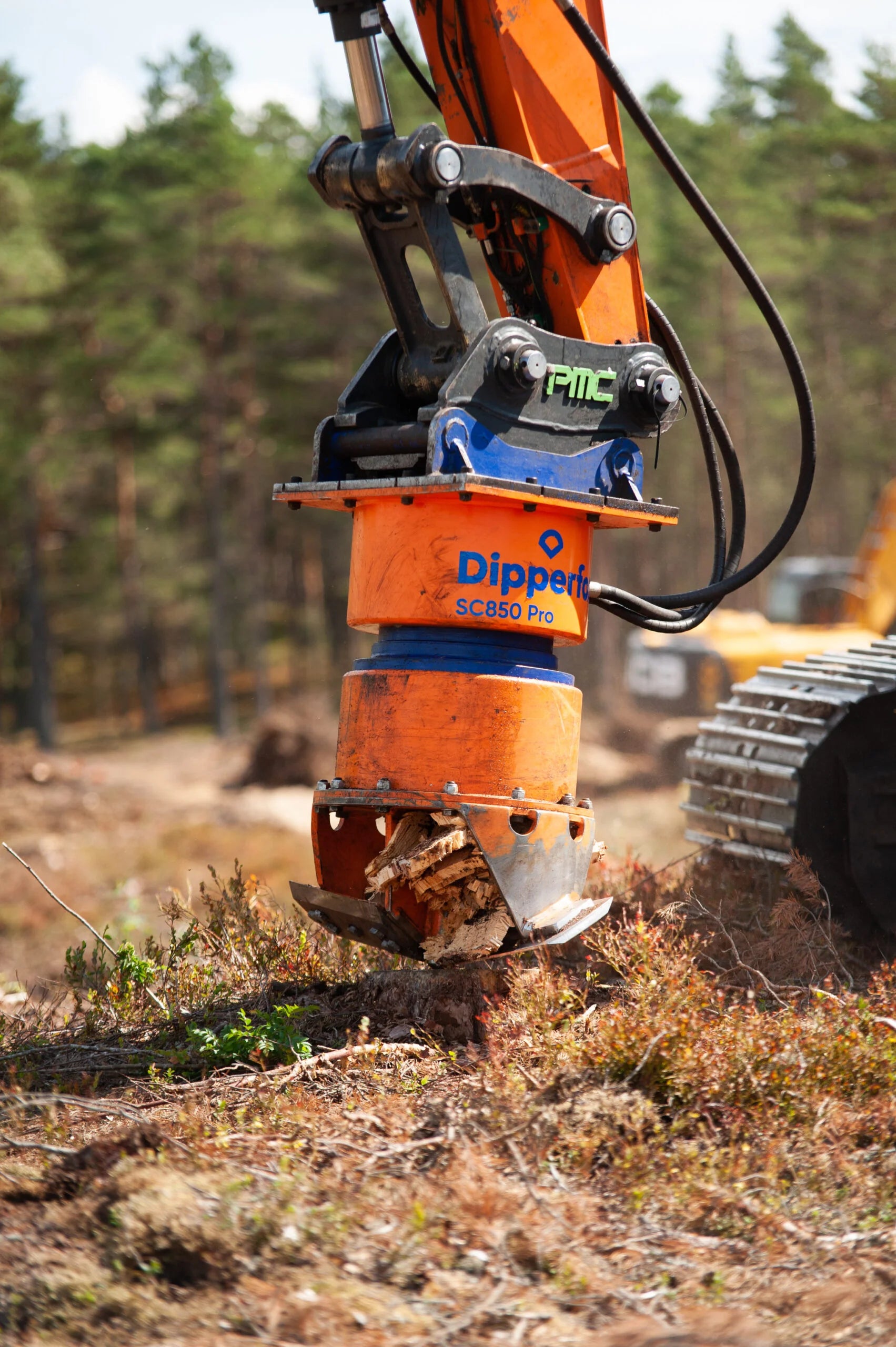 Stump Crusher Attachment | Models SC-400, SC-500 & SC-600 | For Skid Steers, Excavators, Backhoes & Track Loaders