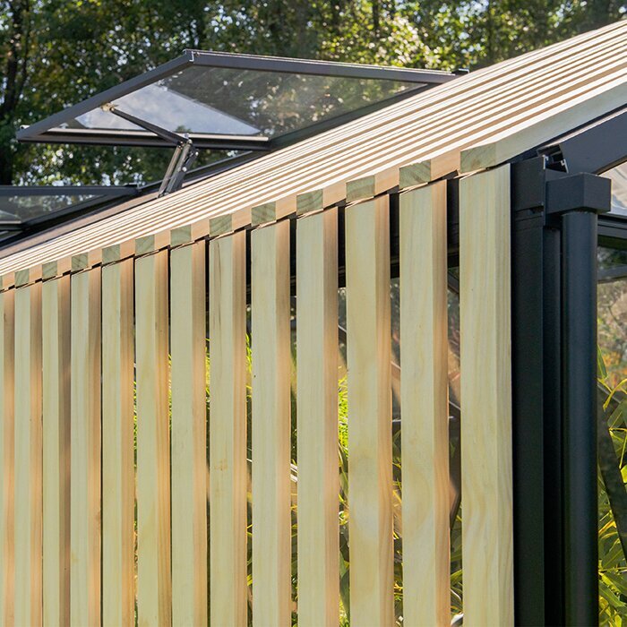 Bloom Cabin Aluminum Greenhouse with Accoya Wood