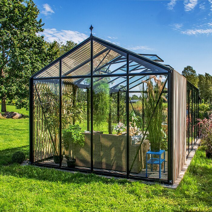 Bloom Cabin Aluminum Greenhouse with Accoya Wood