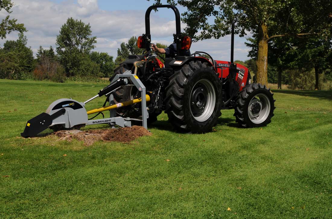 Baumalight 3P24 3 Point Hitch Tractor Stump Grinder
