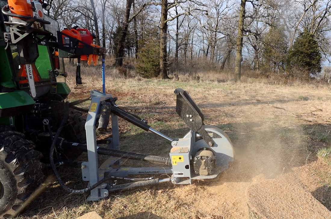 Baumalight 3P24 3 Point Hitch Tractor Stump Grinder
